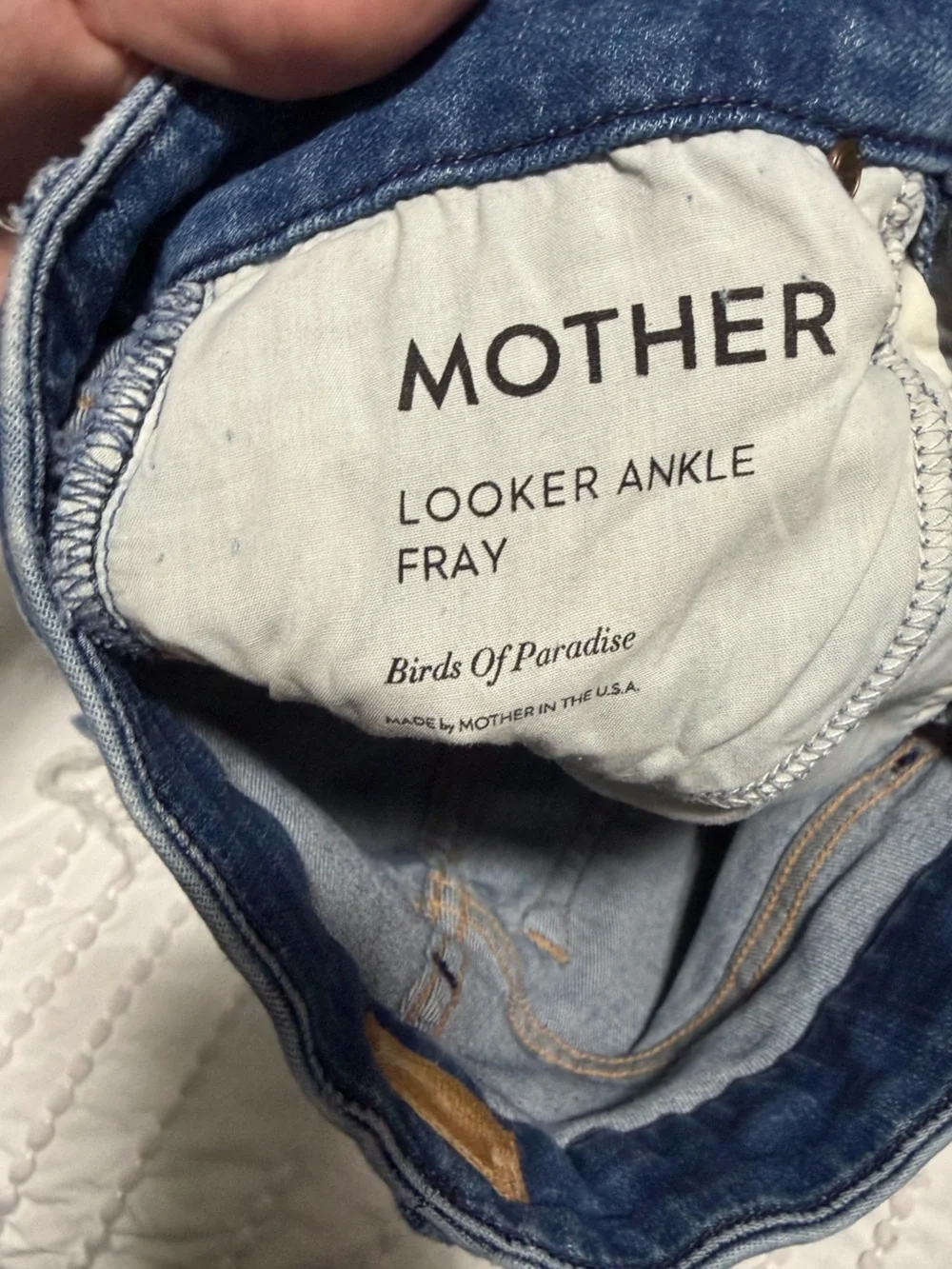 MOTHER looker ankle